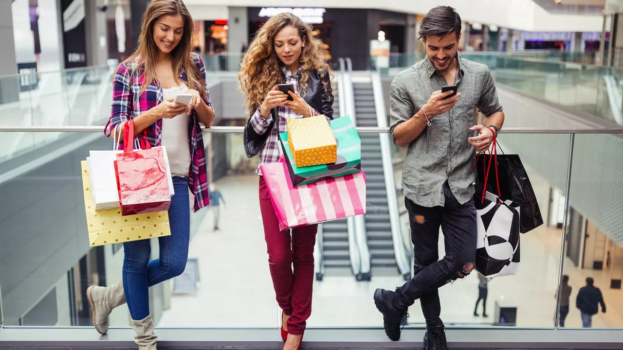 Is shopping at malls still as popular as in the past?